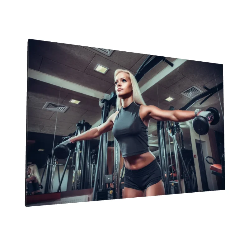 Tablou canvas: Antrenament de Forță în Salon de Frumusețe