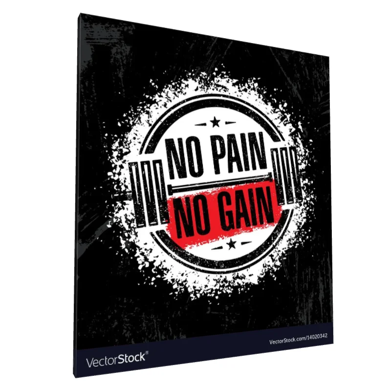 Tablou canvas: Motivație Fitness pentru Salonul de Frumusețe