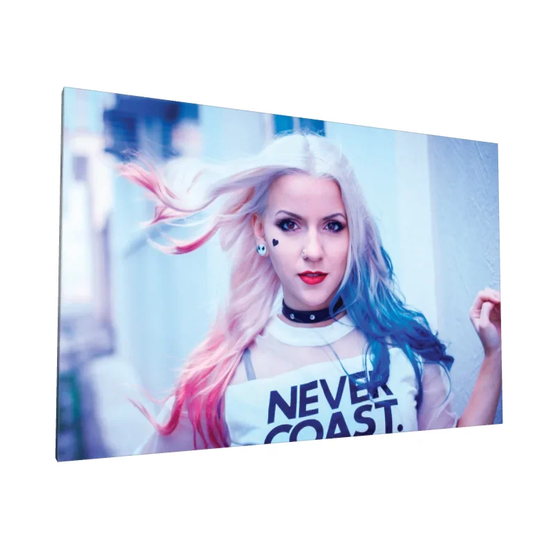 Tablou canvas: Portret Vibrant cu Păr Bicolor - Image 1