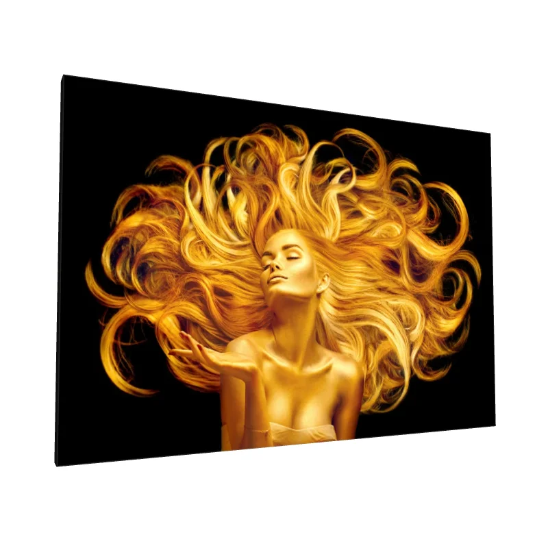 Tablou canvas: Portret Aurit cu Păr Flamboiant