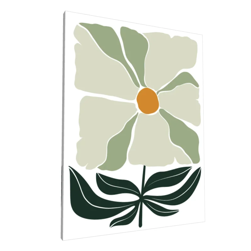 Tablou canvas: Floare Abstractă în Tuse Boeme