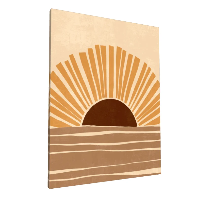 Tablou canvas: Răsărit Boho în Tenta Maro - Image 1