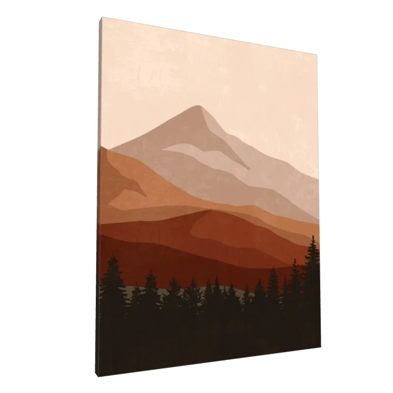 Tablou canvas: Peisaj Montan în Tuse Boeme