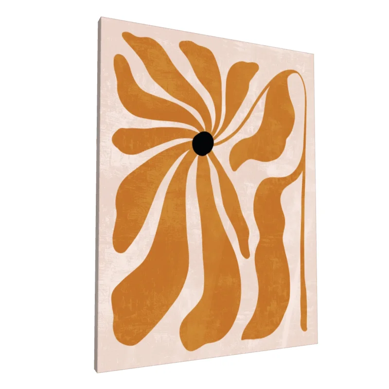 Tablou canvas: Floare Abstractă în Tablou Boem (2)