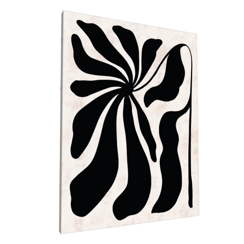 Tablou canvas: Forme Abstracțiuni cu Contrast Îndrăzneț