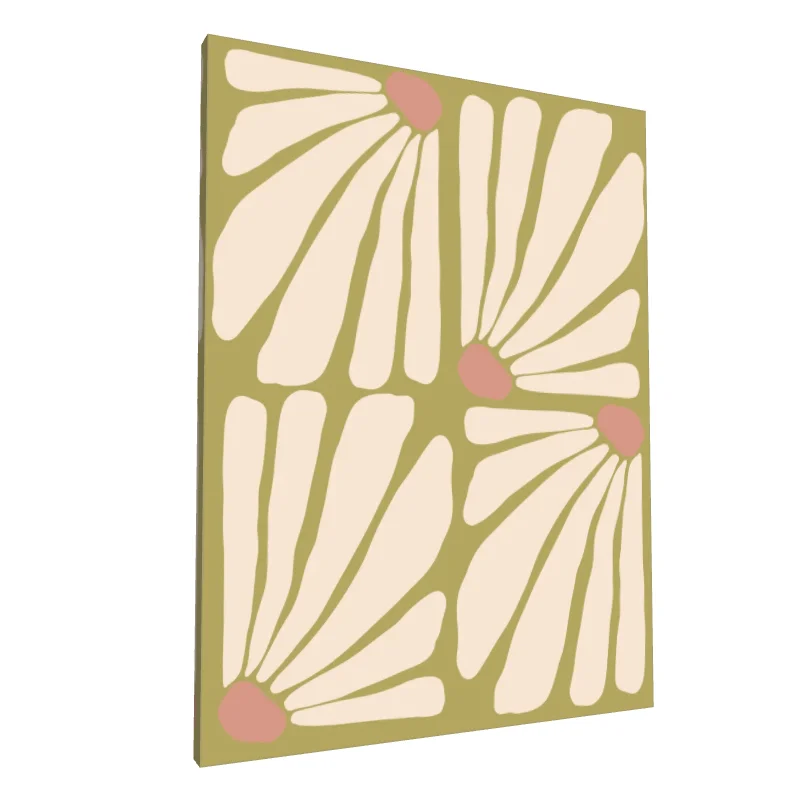 Tablou canvas: Design Floral Abstracție Boemă