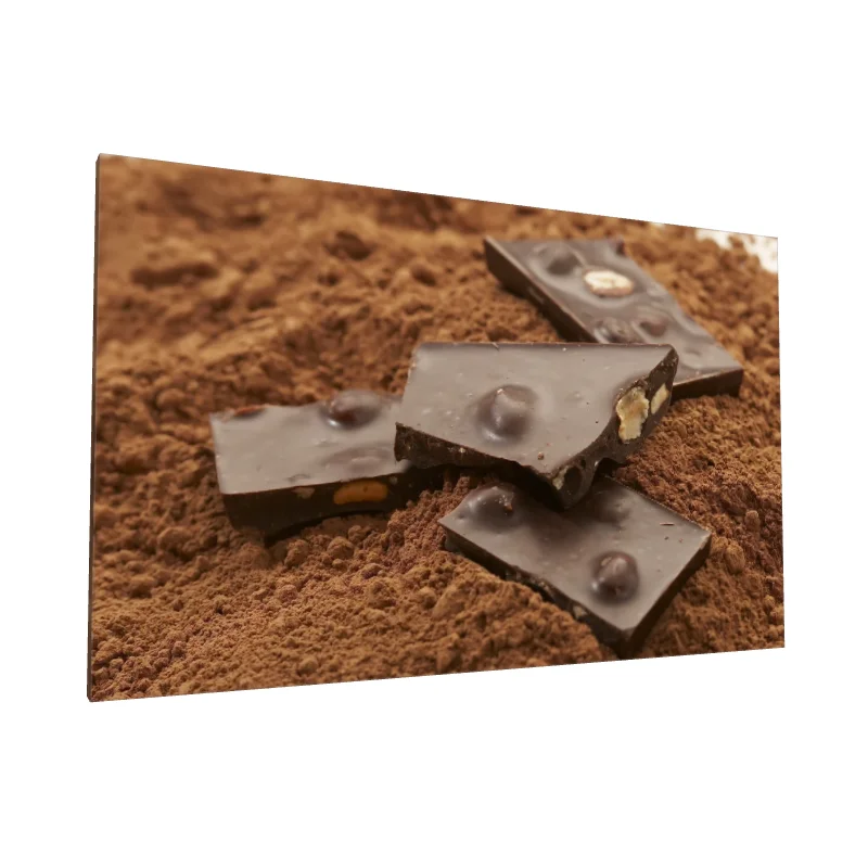 Tablou canvas: Ciocolată Neagră cu Alune și Cacao - Image 1