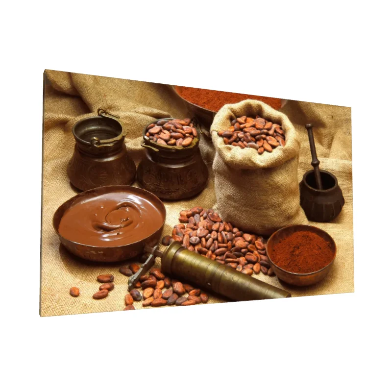 Tablou canvas: Boabe de Cacao și Ciocolată