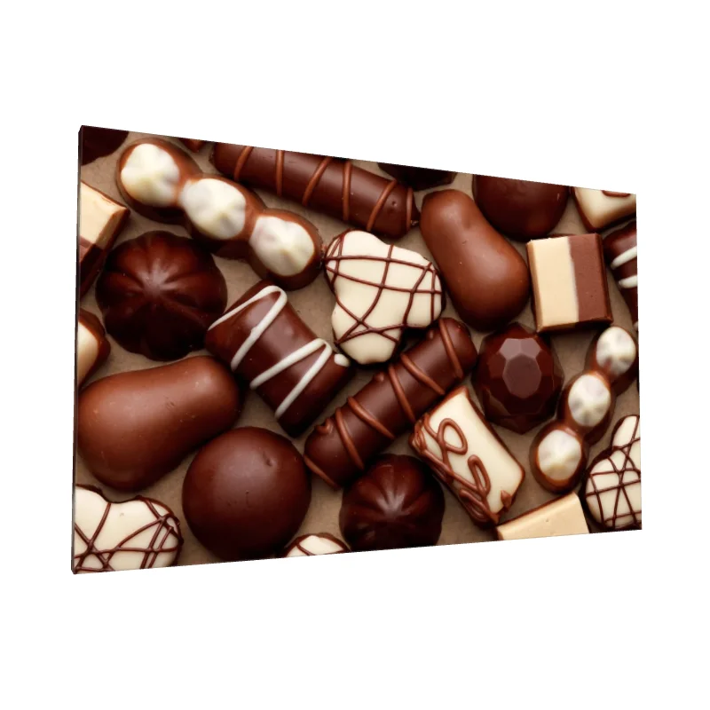 Tablou canvas: Praline de Ciocolată în Diversitate - Image 1