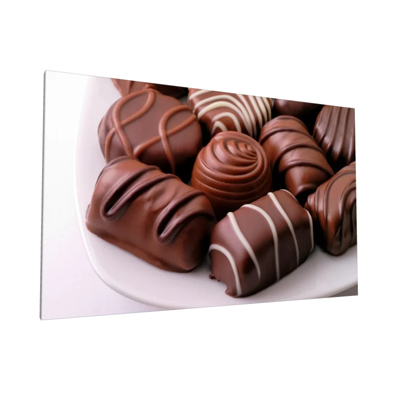 Tablou canvas: Praline de Ciocolată în Detalii Realiste - Image 1