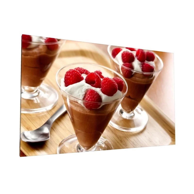 Tablou canvas: Desert de Ciocolată cu Zmeură