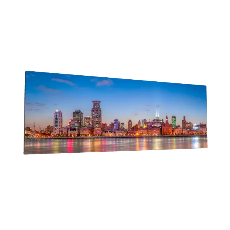 Tablou canvas: Panoramă Nocturnă a Orașului Modern