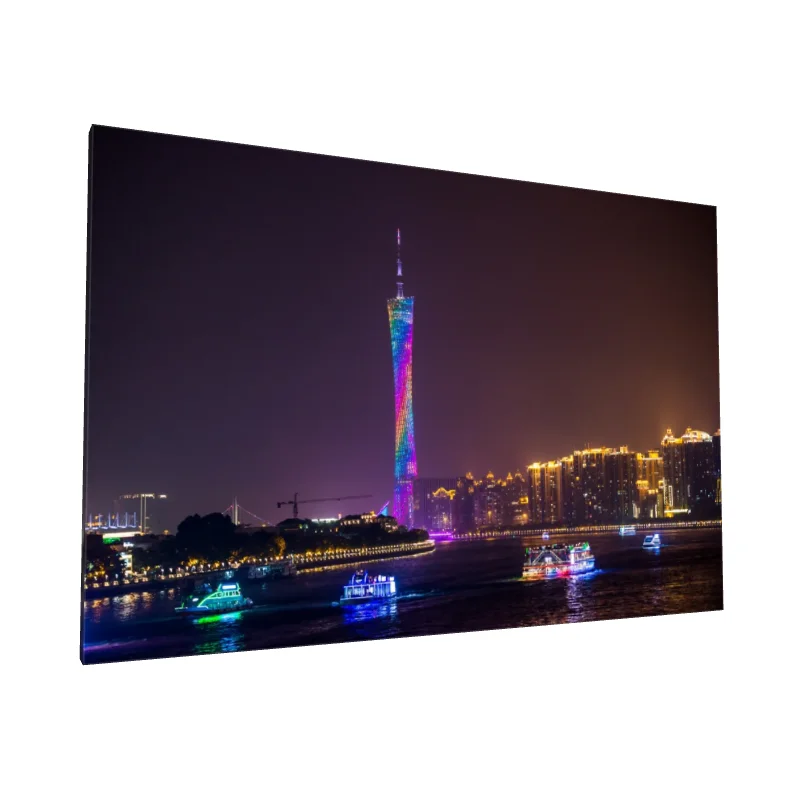 Tablou canvas: Peisaj Nocturn cu Turn Iluminat - Image 1