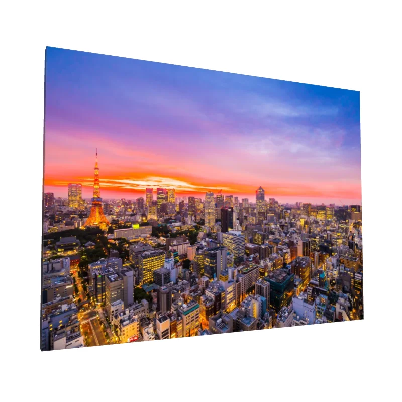 Tablou canvas: Panoramă Nocturnă a Orașului Lumini - Image 1