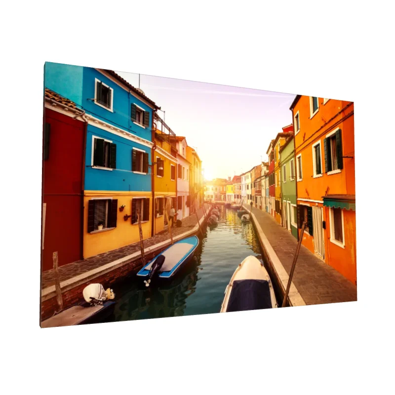 Tablou canvas: Canal la Apus în Orașul Colorat - Image 1