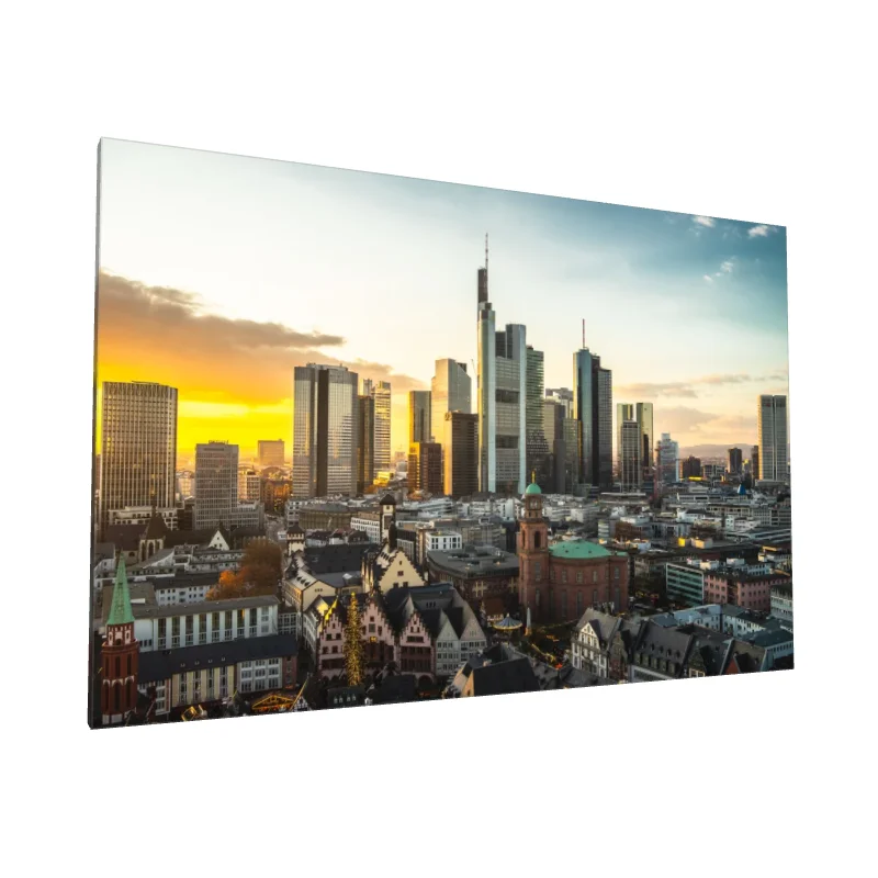 Tablou canvas: Panorama Urbană în Lumina Apusului - Image 1