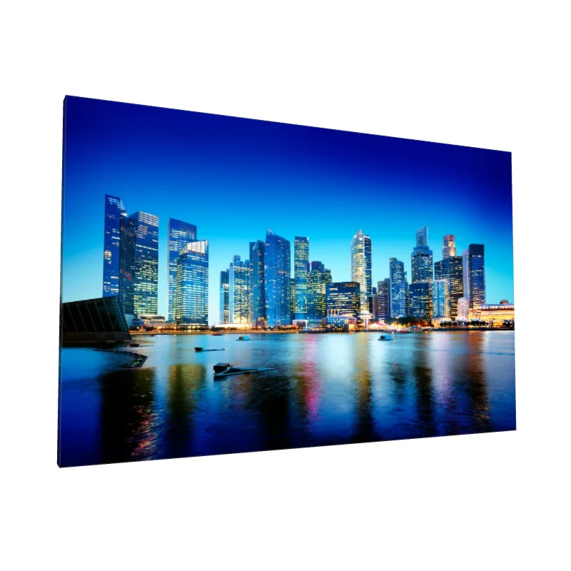 Tablou canvas: Panorama Modernă a Orașului Nocturn - Image 1