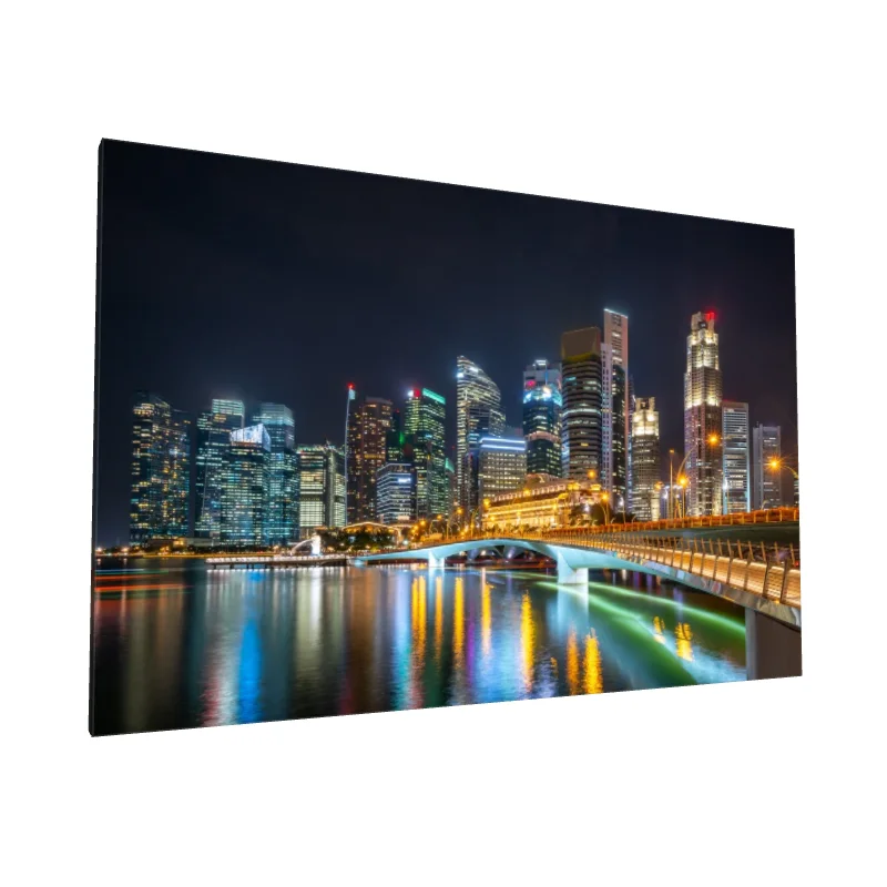 Tablou canvas: Panoramă Nocturnă a Orașului Modern (2) - Image 1