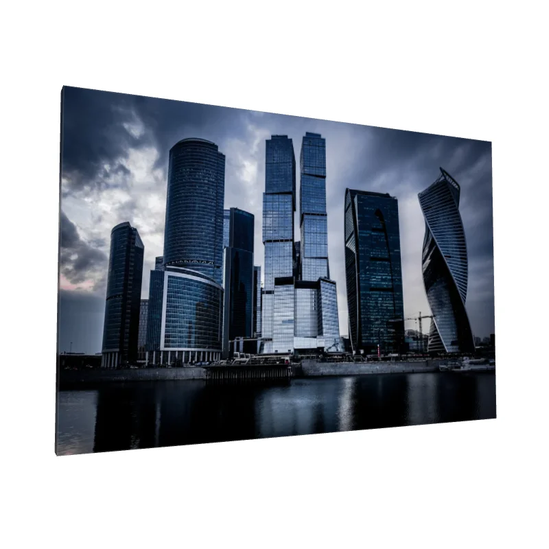 Tablou canvas: Siluetă Urbană la Asfințit