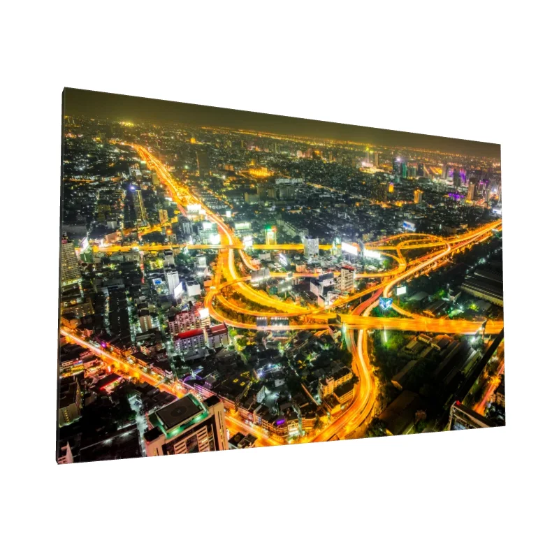 Tablou canvas: Vedere Nocturnă a Orașului Viu