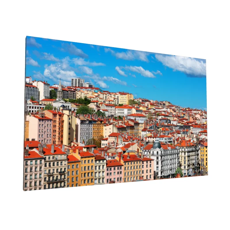 Tablou canvas: Vedere Panoramică a Orașului Cu Acoperișuri Roșii - Image 1