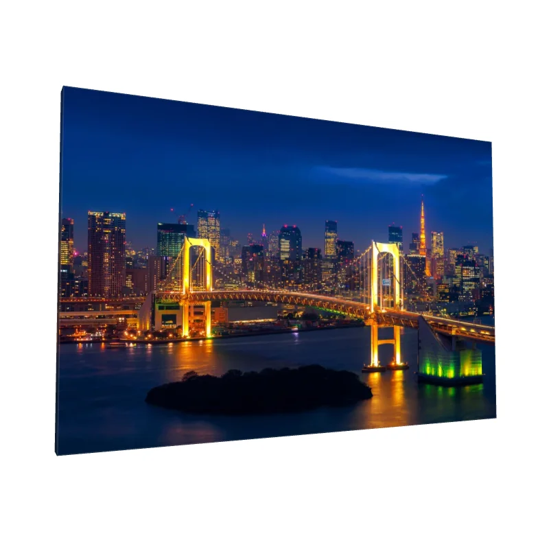 Tablou canvas: Panoramă Nocturnă a Orașului Luminat (2) - Image 1