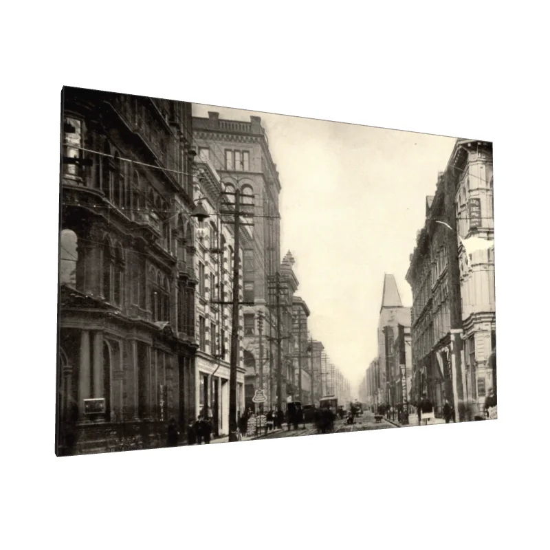 Tablou canvas: Stradă Istorică în Oraș de Epocă - Image 1