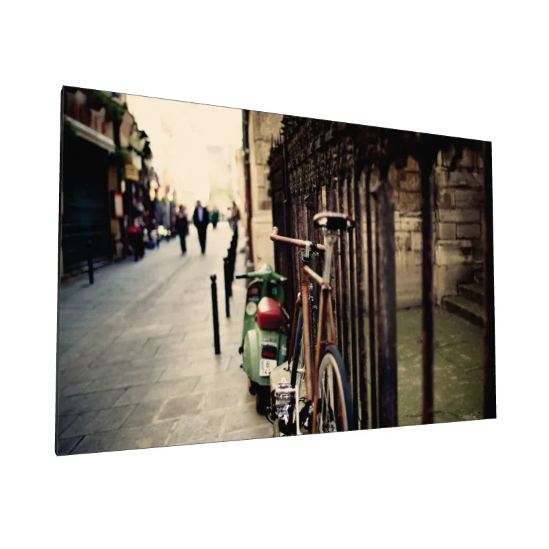 Tablou canvas: Bicicletă și Vespa pe Stradă Oraș