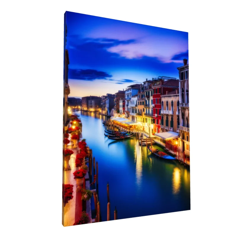 Tablou canvas: Canal Venețian la Amurg - Image 1