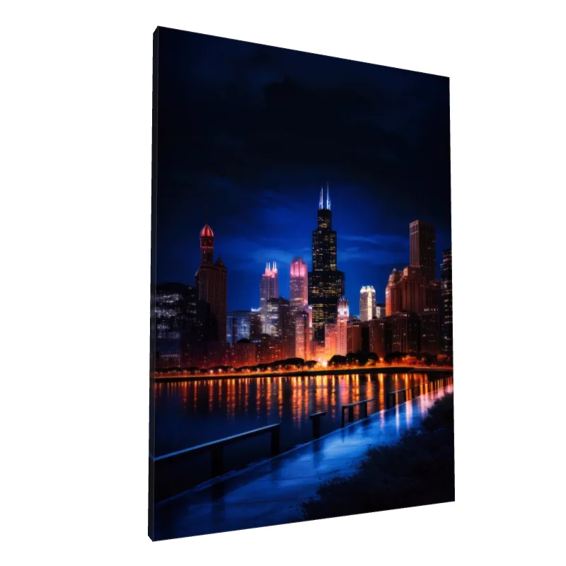 Tablou canvas: Orizont de Noapte al Orașului