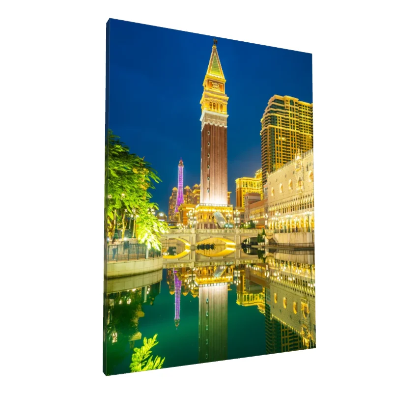 Tablou canvas: Reflexii Nocturne în Stil Venețian