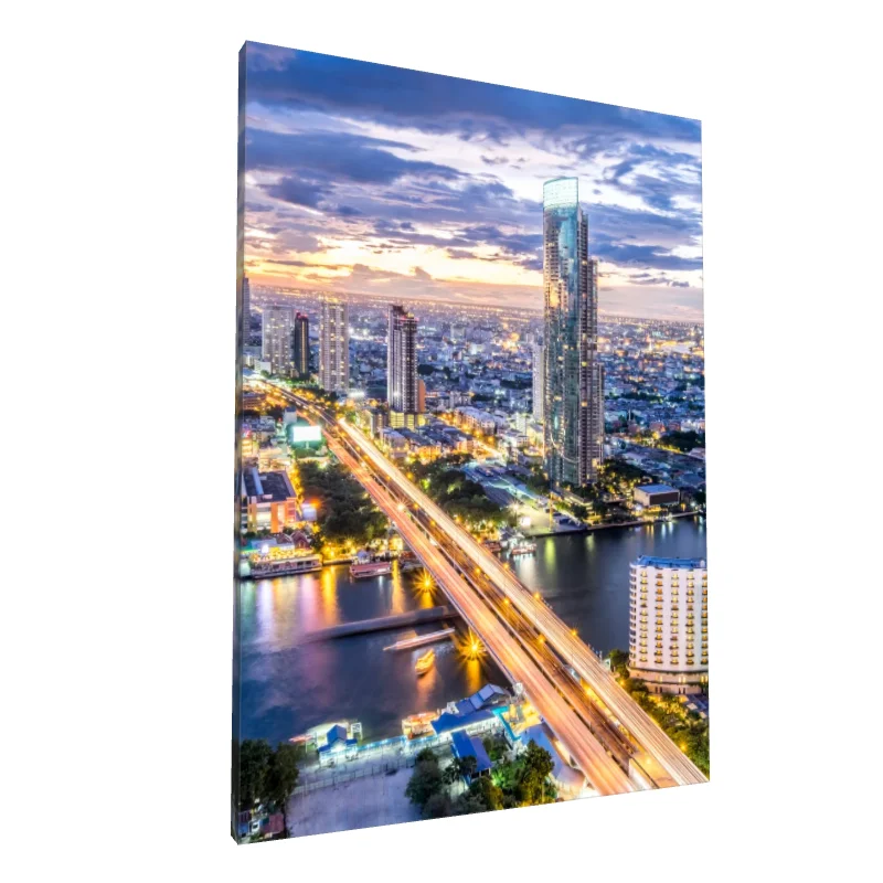 Tablou canvas: Panoramă Urbană la Apus 3