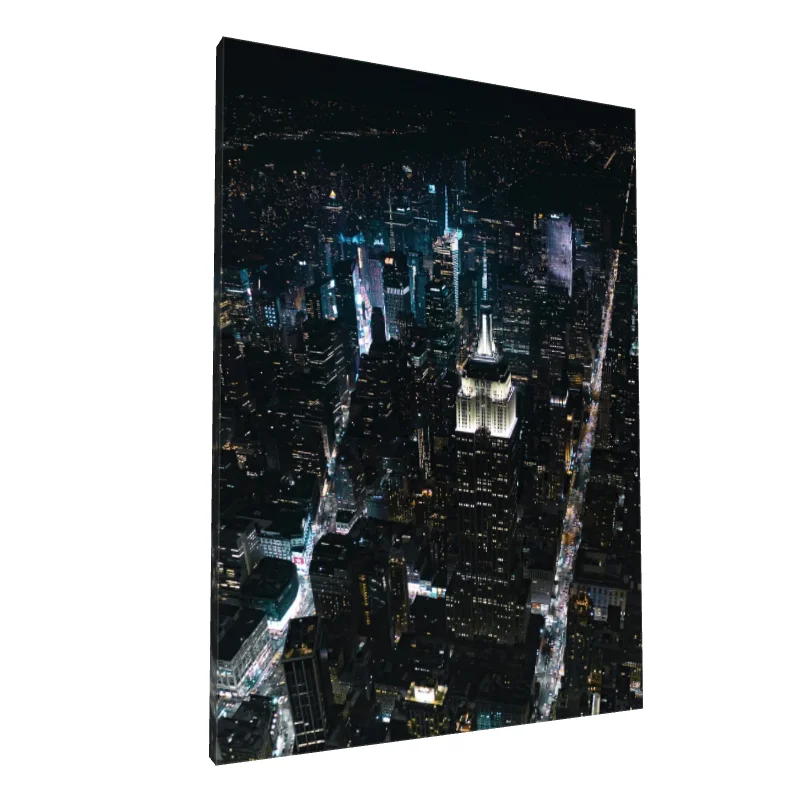 Tablou canvas: Panoramă Nocturnă a Orașului Luminat 2