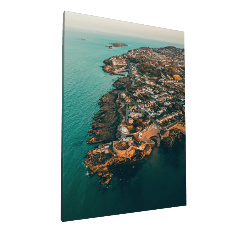 Tablou canvas: Vedere Aeriană Coasta Orașului la Apus