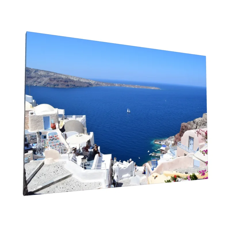 Tablou canvas: Vedere Idilică din Santorini cu Marea Egee