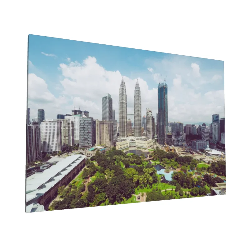 Tablou canvas: Skyline Modern cu Turnuri Gemene