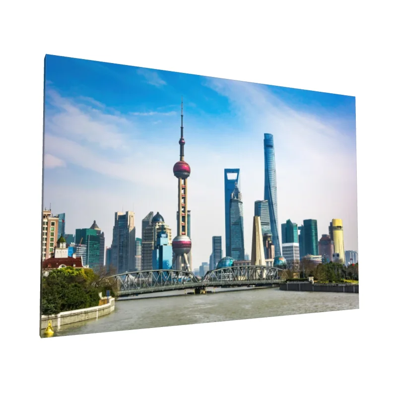 Tablou canvas: Panorama Urbană Shanghai cu Turnuri Iconice
