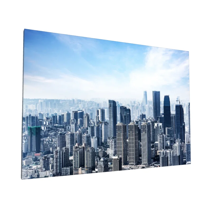 Tablou canvas: Panoramă Urbană cu Zgârie-Nori Înalți
