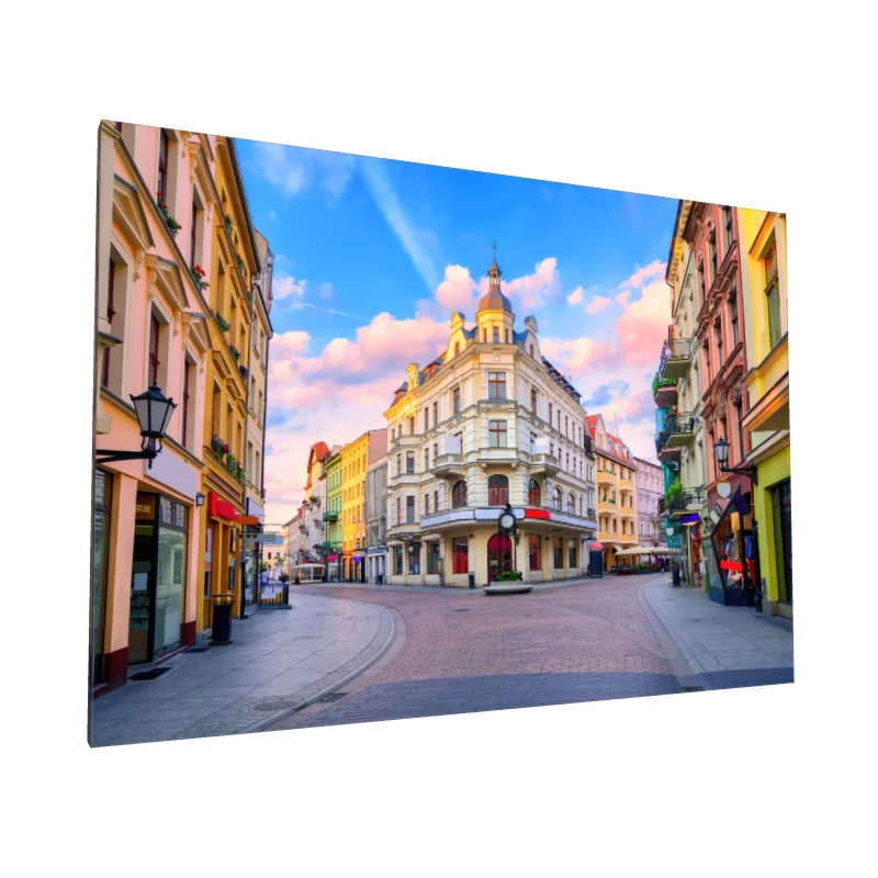 Tablou canvas: Stradă Istorică cu Clădiri Elegante (2) - Image 1