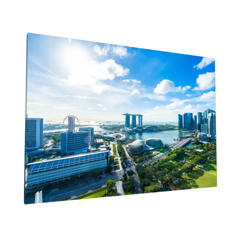 Tablou canvas: Panoramă Urbană Dinamică cu Cer Albastru