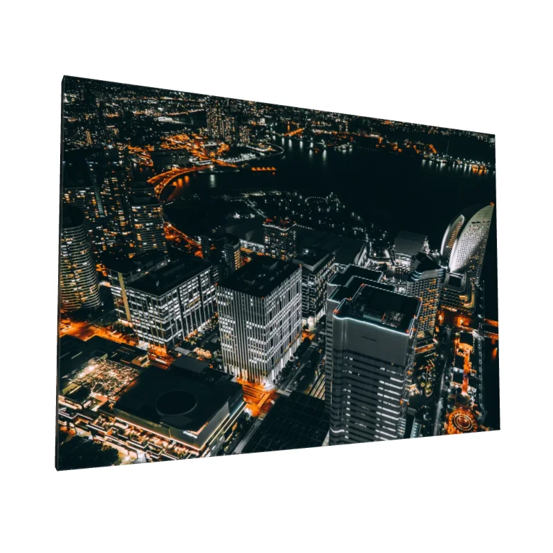 Tablou canvas: Vedere Nocturnă a Orașului Luminat (2)