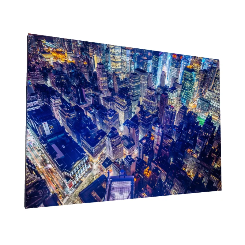 Tablou canvas: Vedere Nocturnă a Orașului Luminat 2