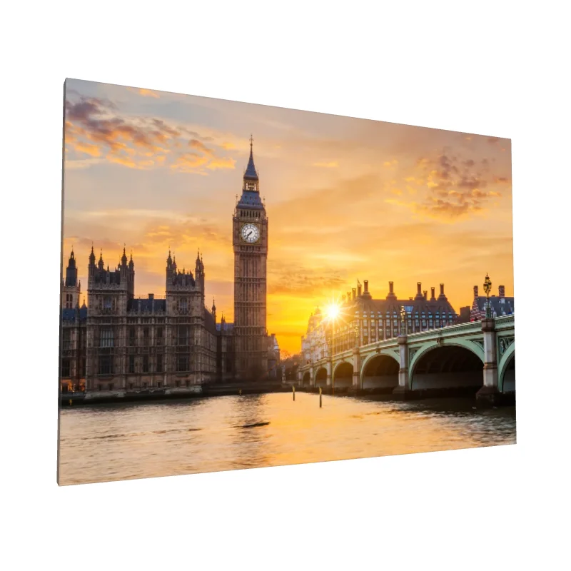 Tablou canvas: Răsărit peste Big Ben și Podul Westminster