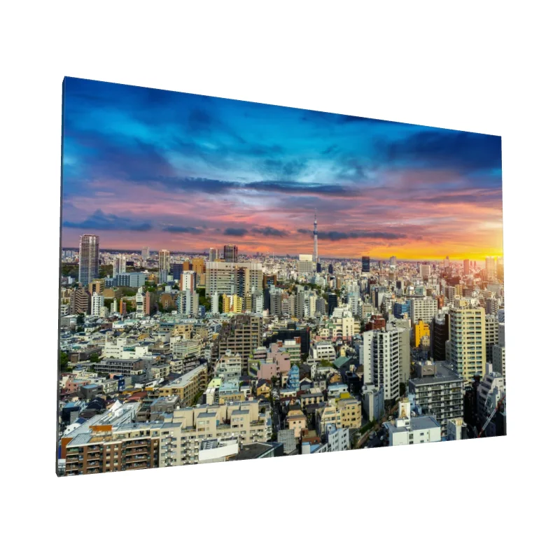 Tablou canvas: Panoramă Urbană la Apus Vibrant