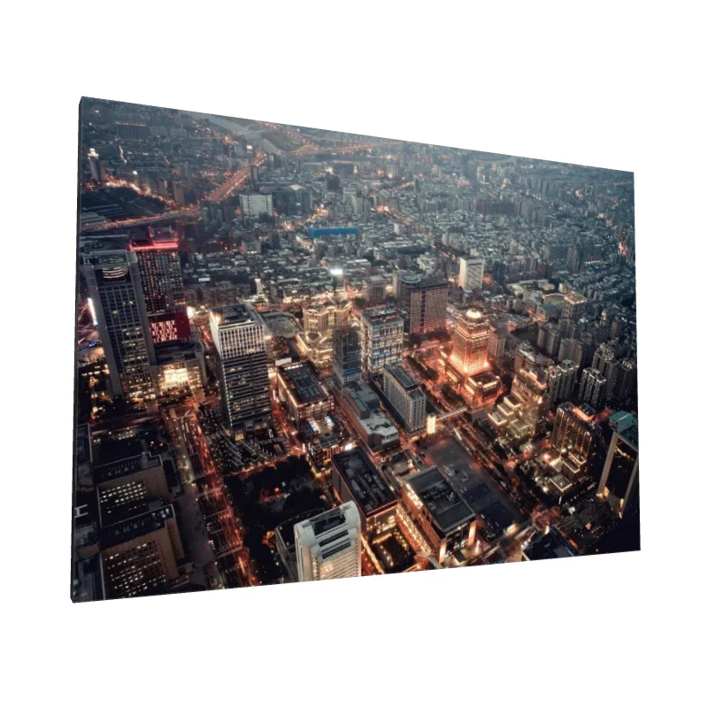 Tablou canvas: Vedere Nocturnă a Orașului Modern