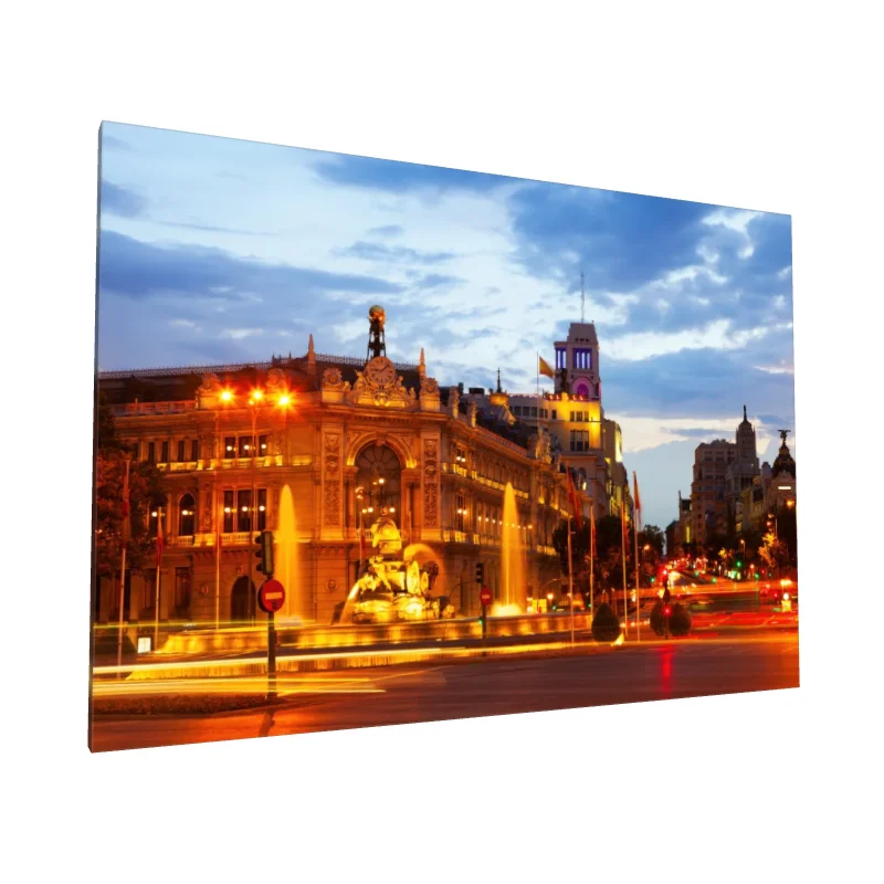 Tablou canvas: Peisaj Urban Nocturn în Madrid