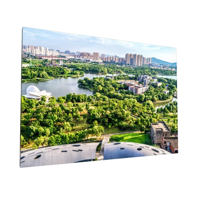 Tablou canvas: Panoramă Urbană cu Spații Verzi - Image 1