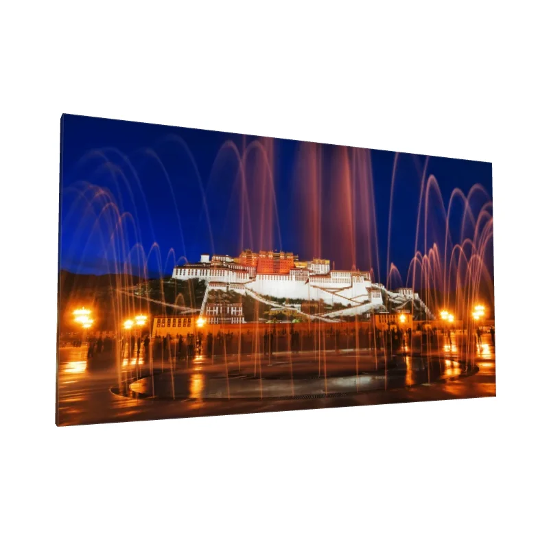 Tablou canvas: Palatul Potala Nocturnă cu Fântâni