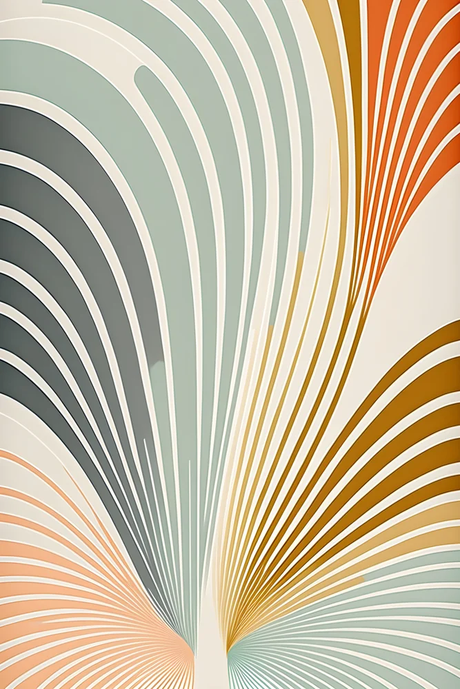 Tablou canvas: Forme Absracte în Tonuri Pământii - Thumbnail 2