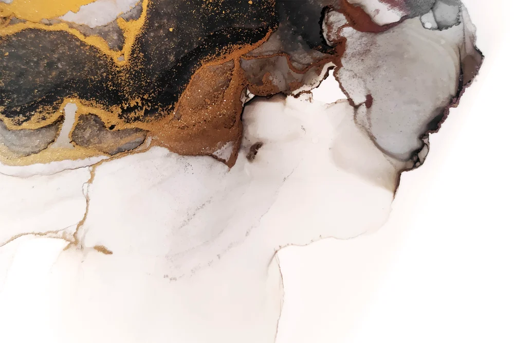 Tablou canvas: Fluxuri de Aur și Negru - Thumbnail 2